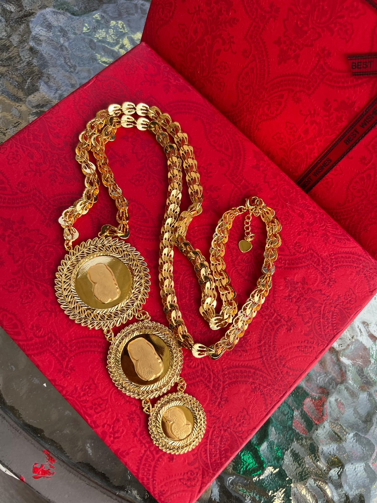 24K Gold Plated Long Necklace