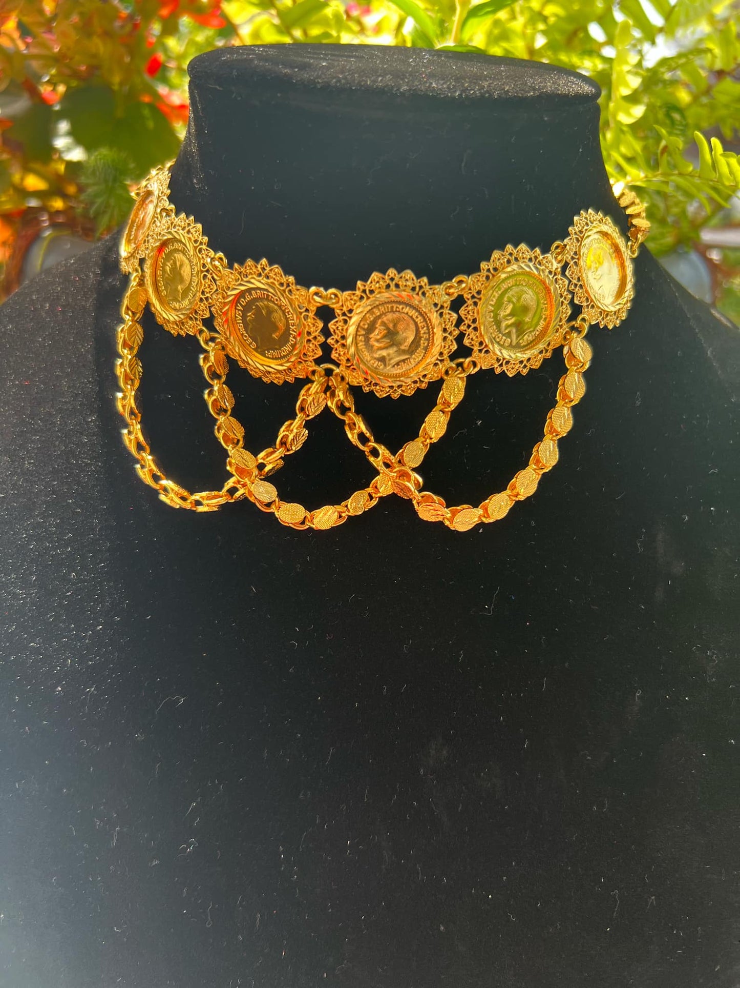 24K Gold-Plated Choker