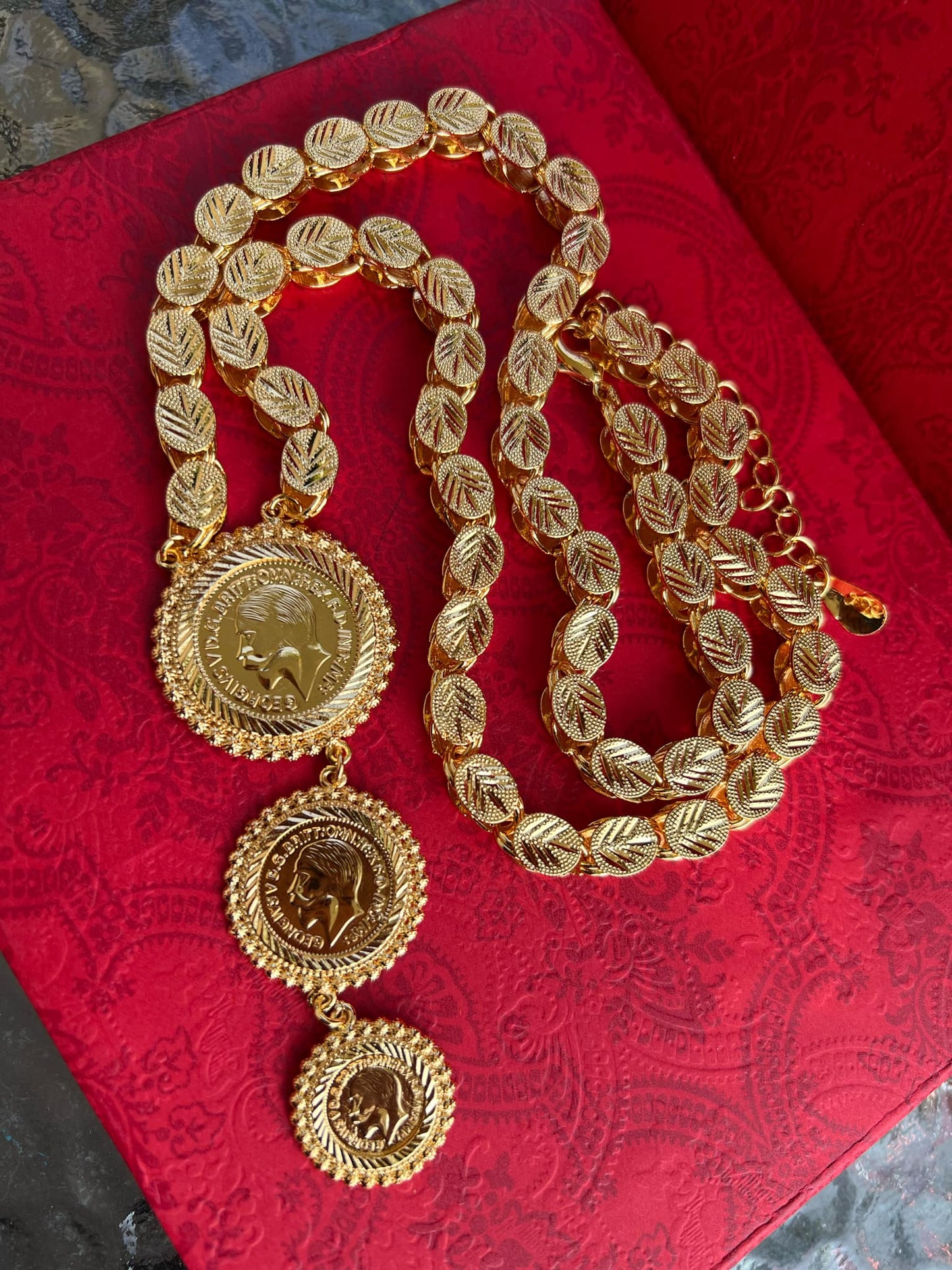 24K Gold Plated Long Necklace