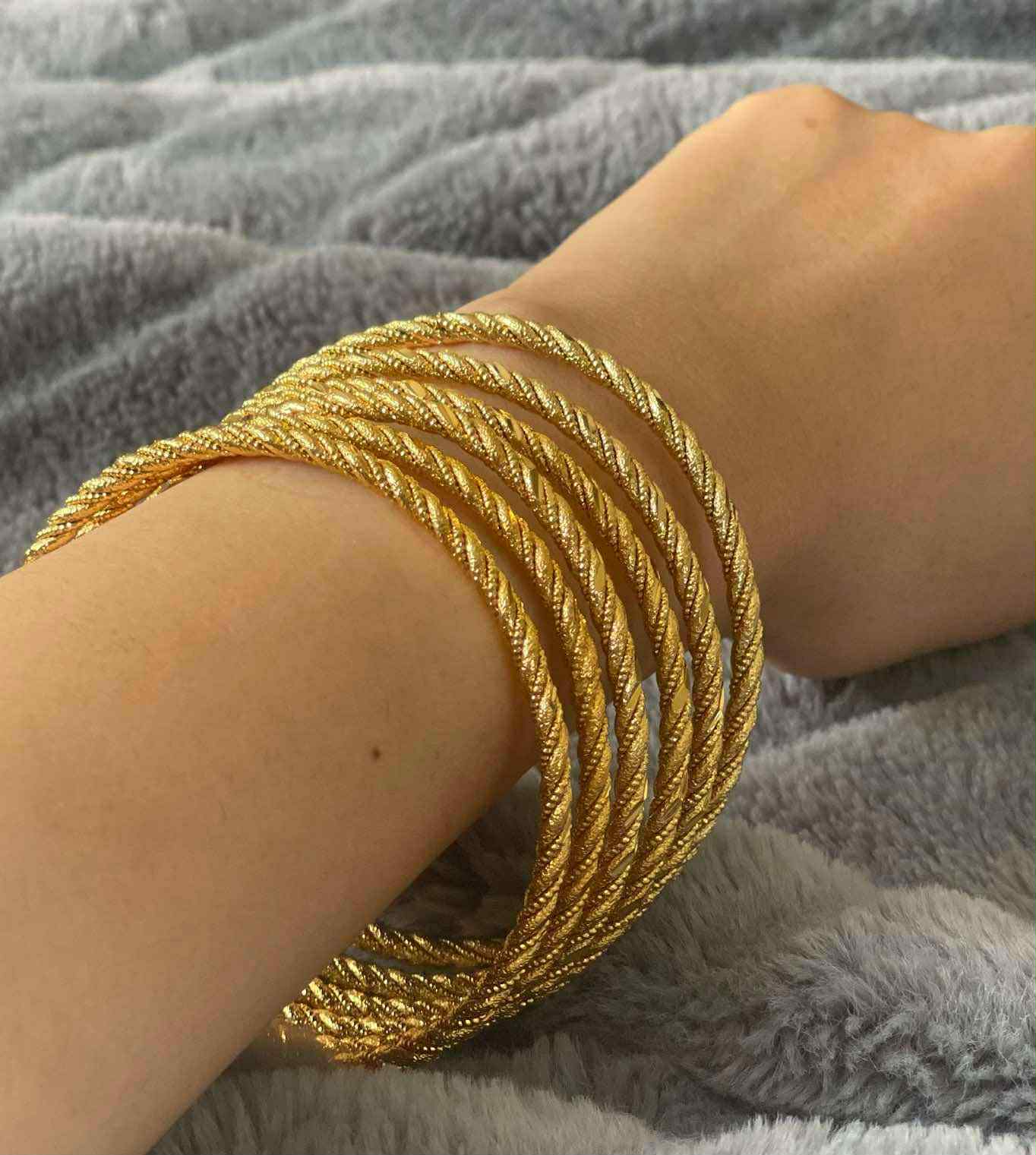 Gold-Plated Bracelets($8 each)