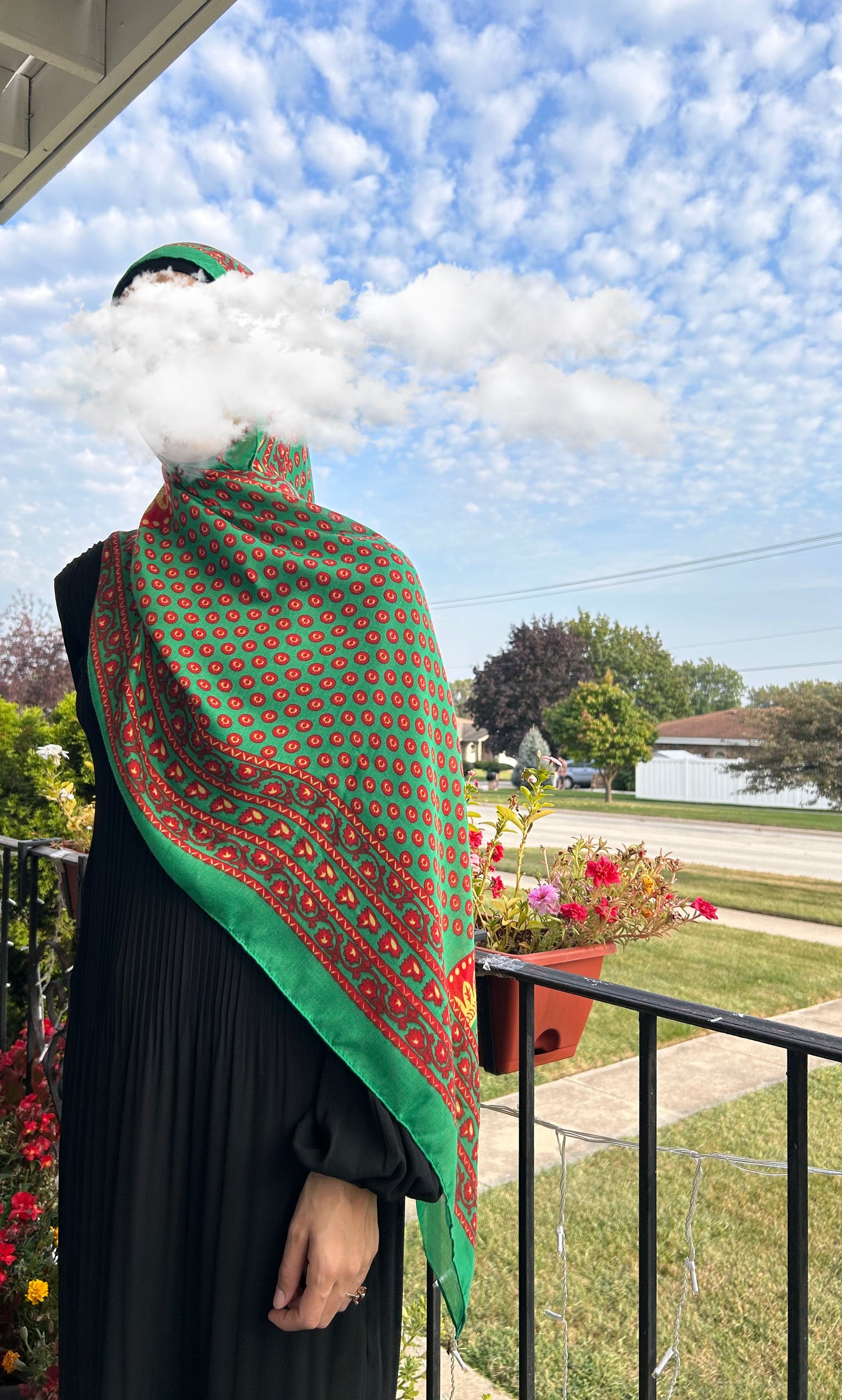Soft material hijab