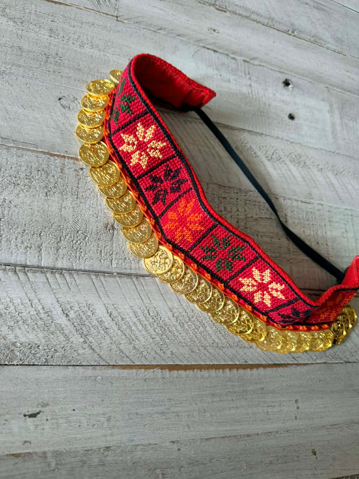 Gold-Plated Coins Headpiece