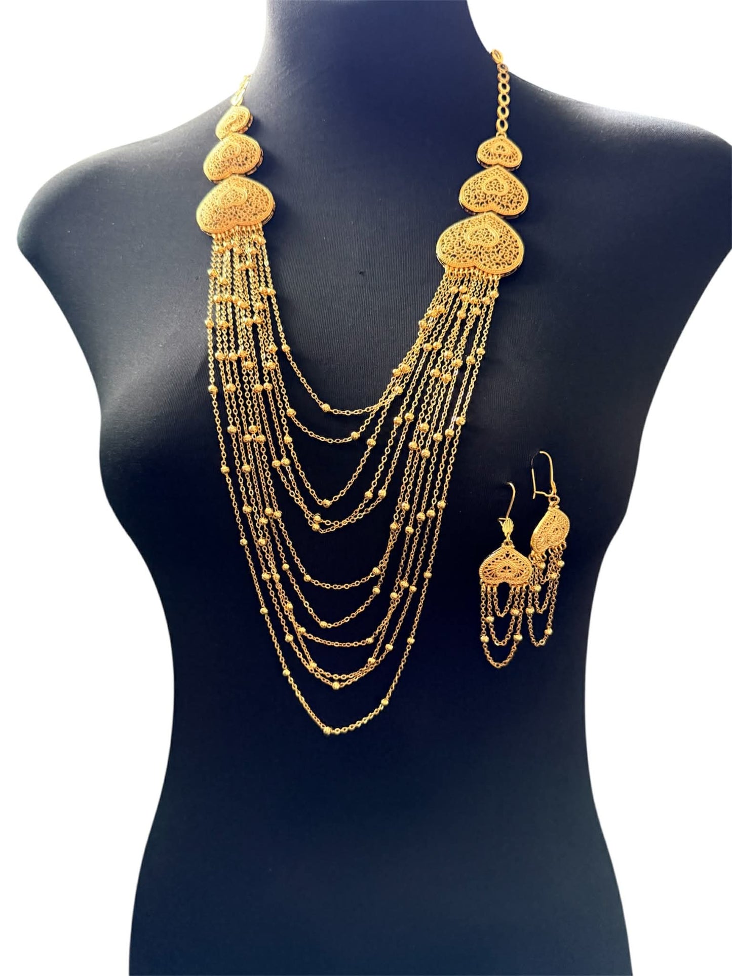 Gold plated necklace