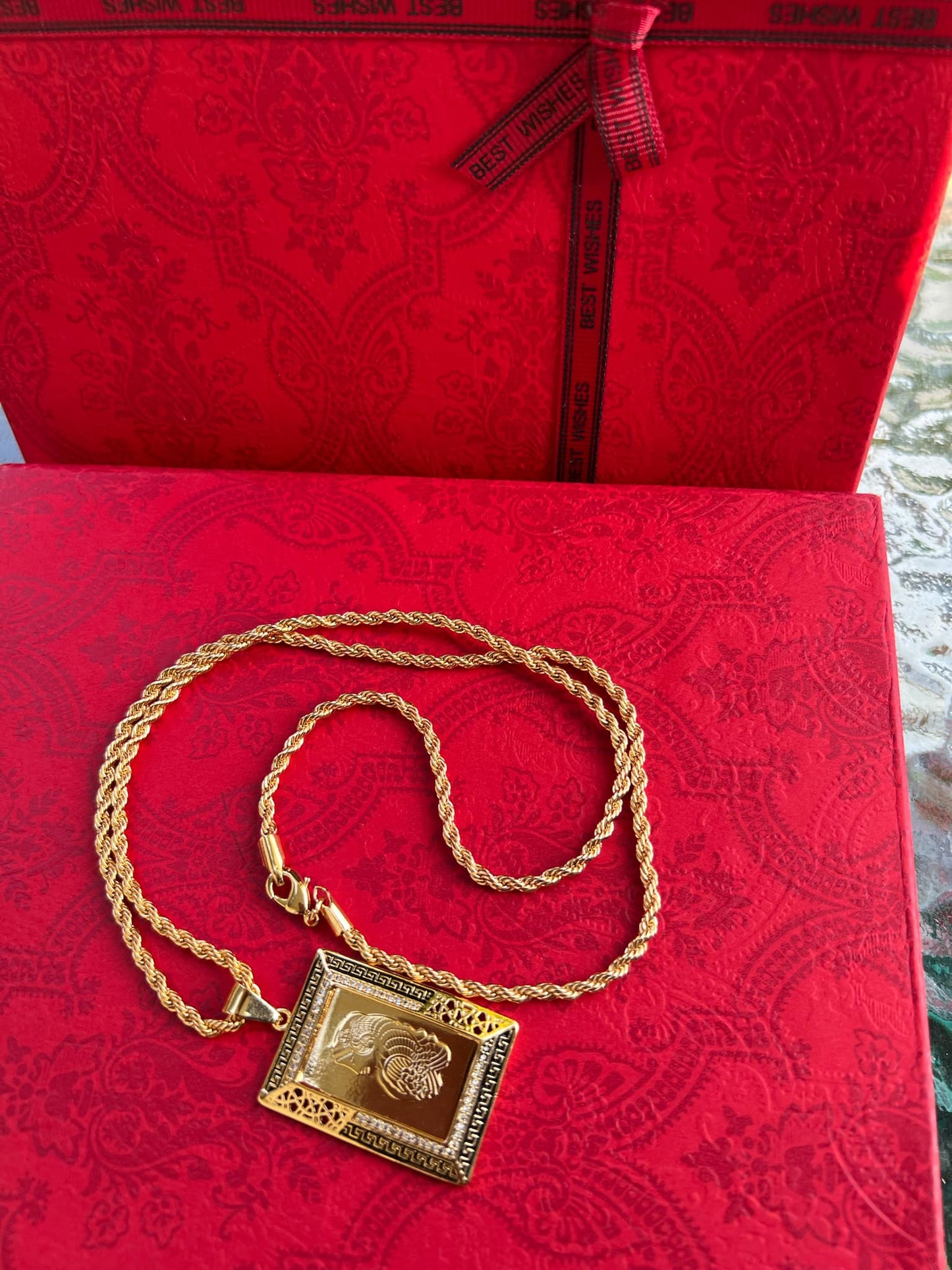 24K Gold Plated Long Necklace