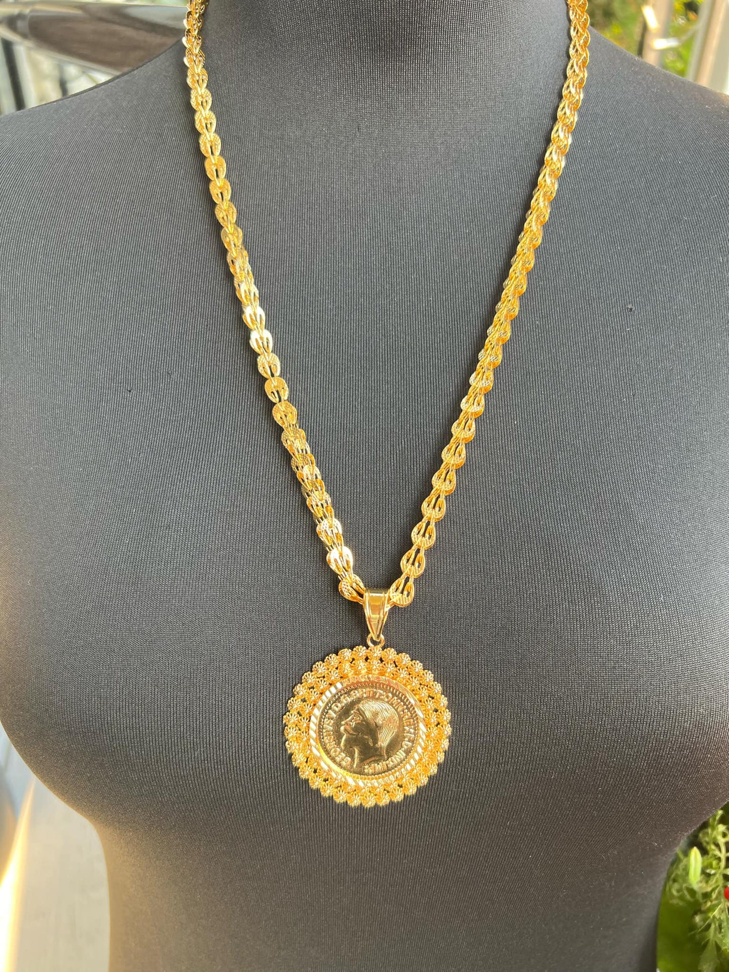 24K Gold Plated Long Necklace