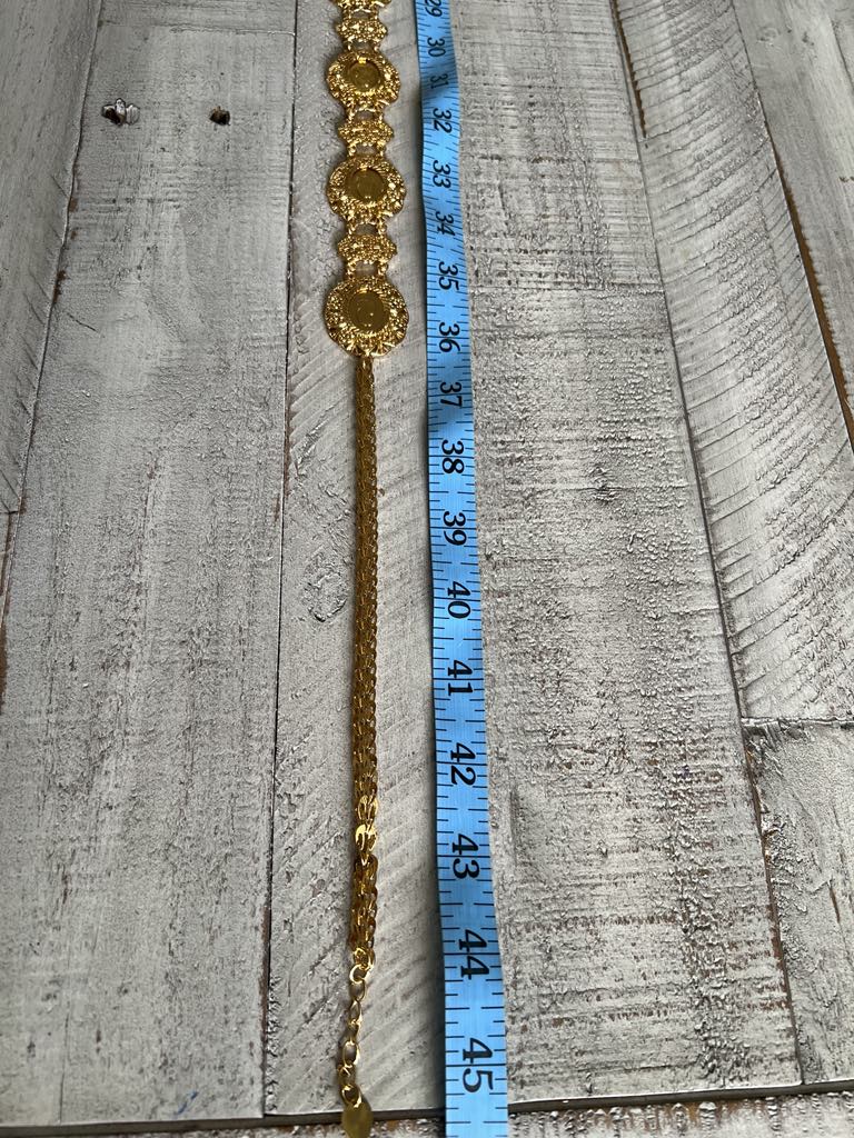Gold-Plated Coin Belt