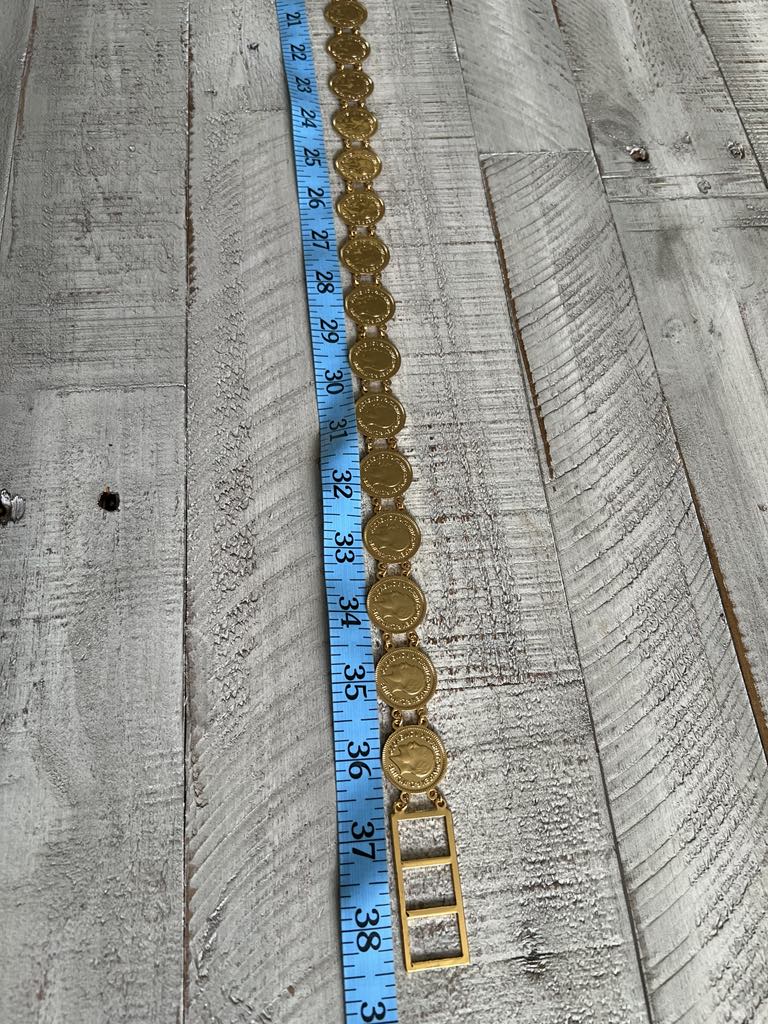Gold-Plated Coin Belt