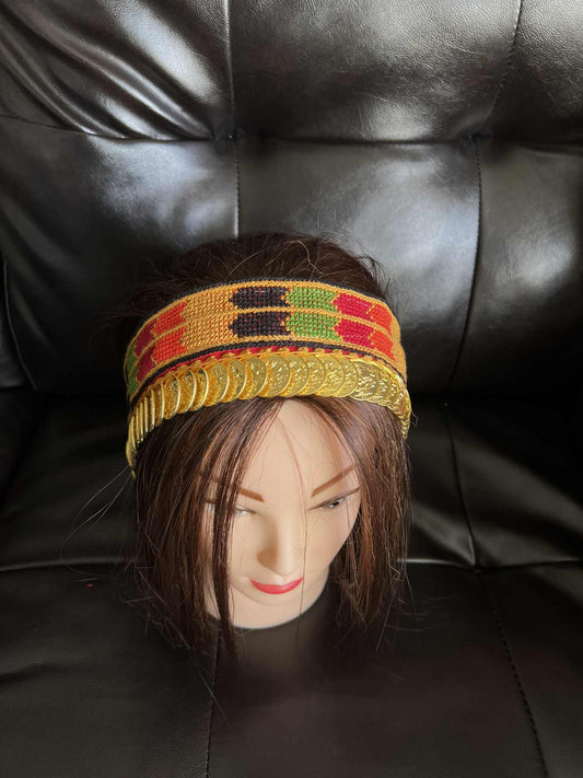 Gold-Plated Coins Headpiece