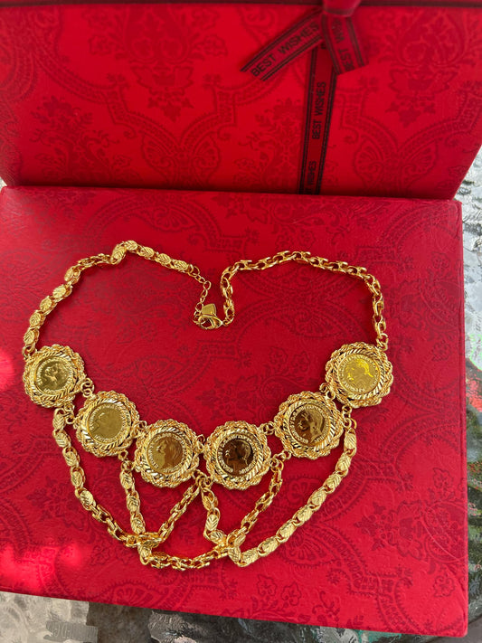 24K Gold-Plated Choker