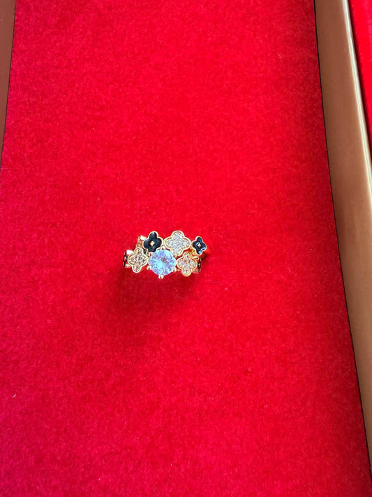 Gold-Plated Ring 2 pieces