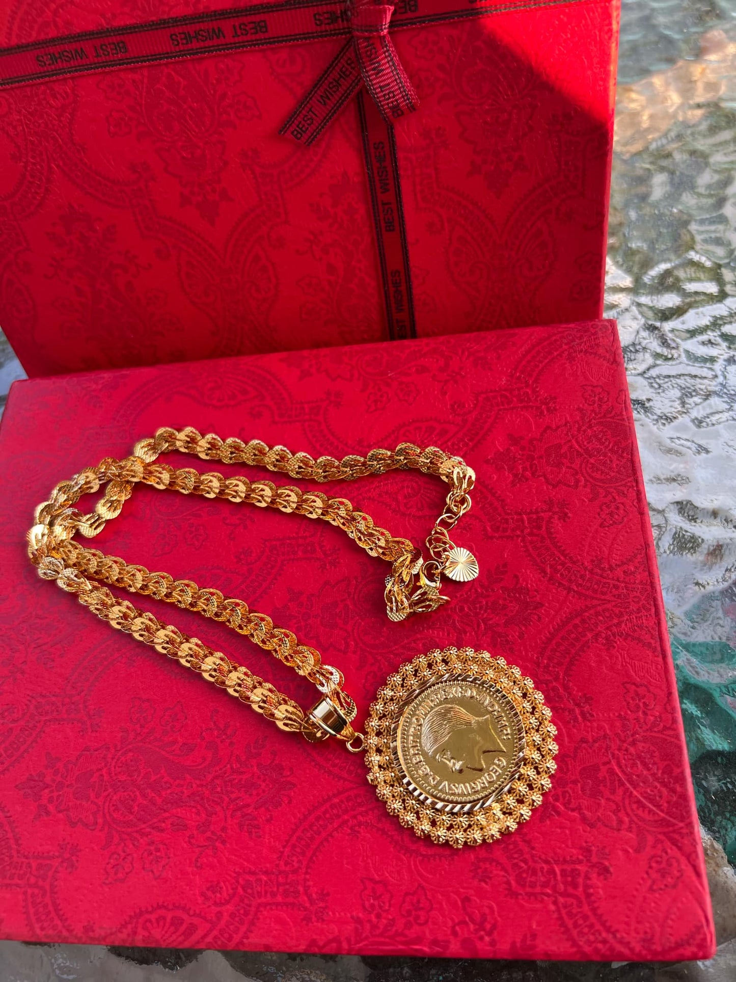 24K Gold Plated Long Necklace
