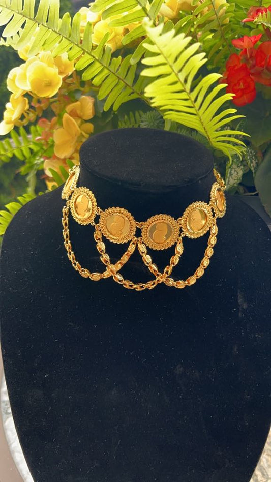 24K Gold-Plated Choker