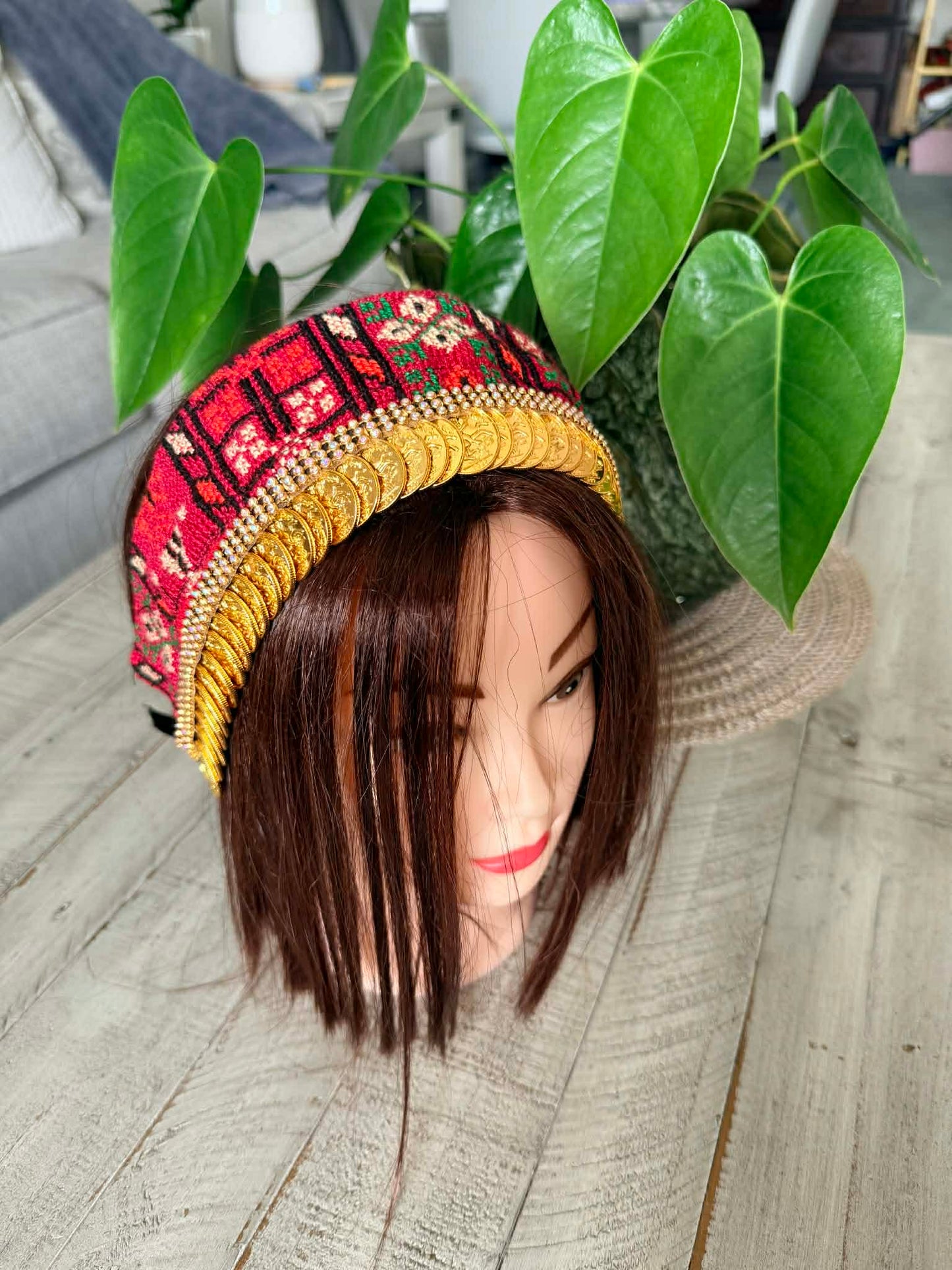 Gold-Plated Coins Headpiece