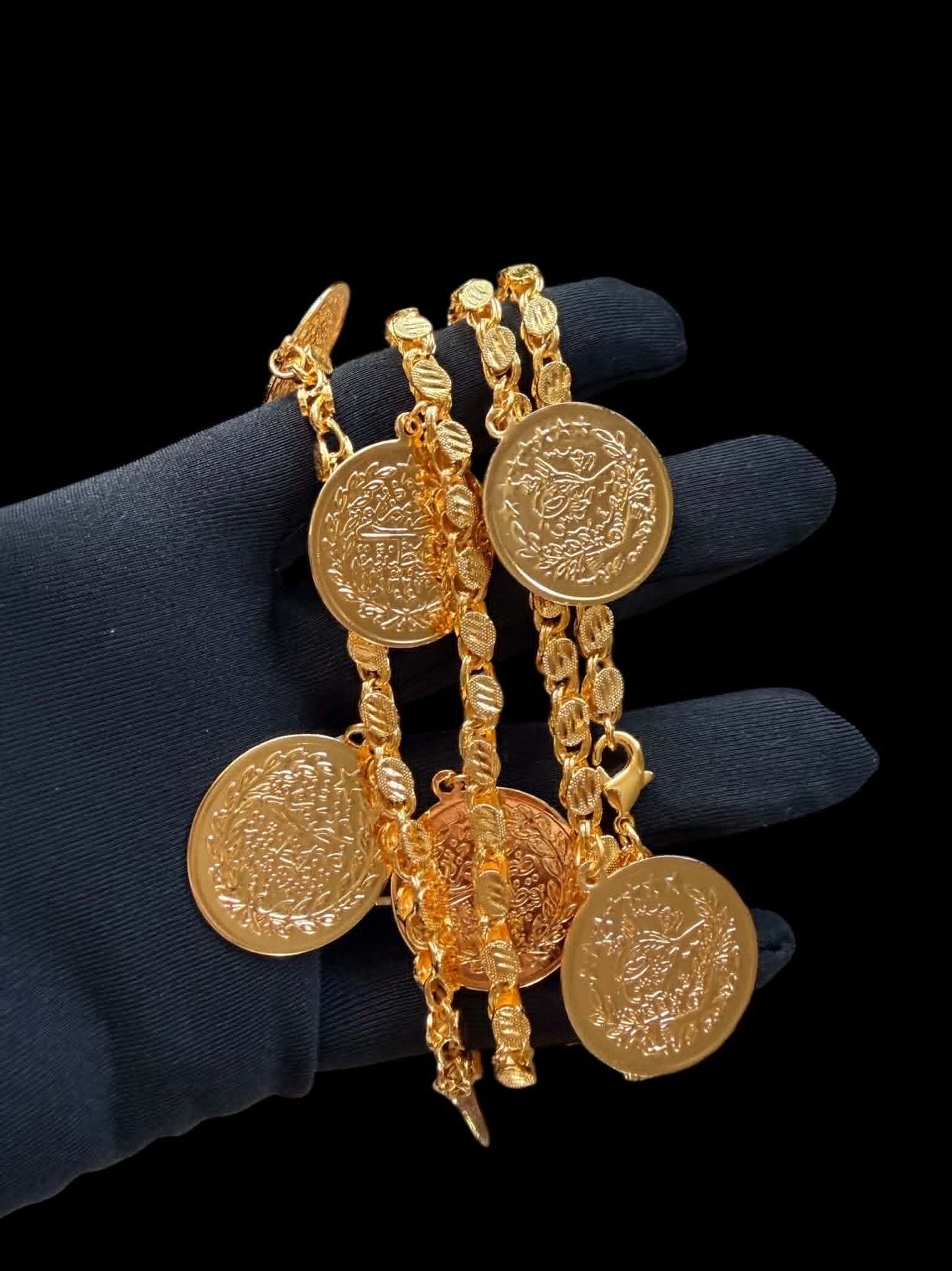 Gold-Plated Kalda Rashadi Coins
