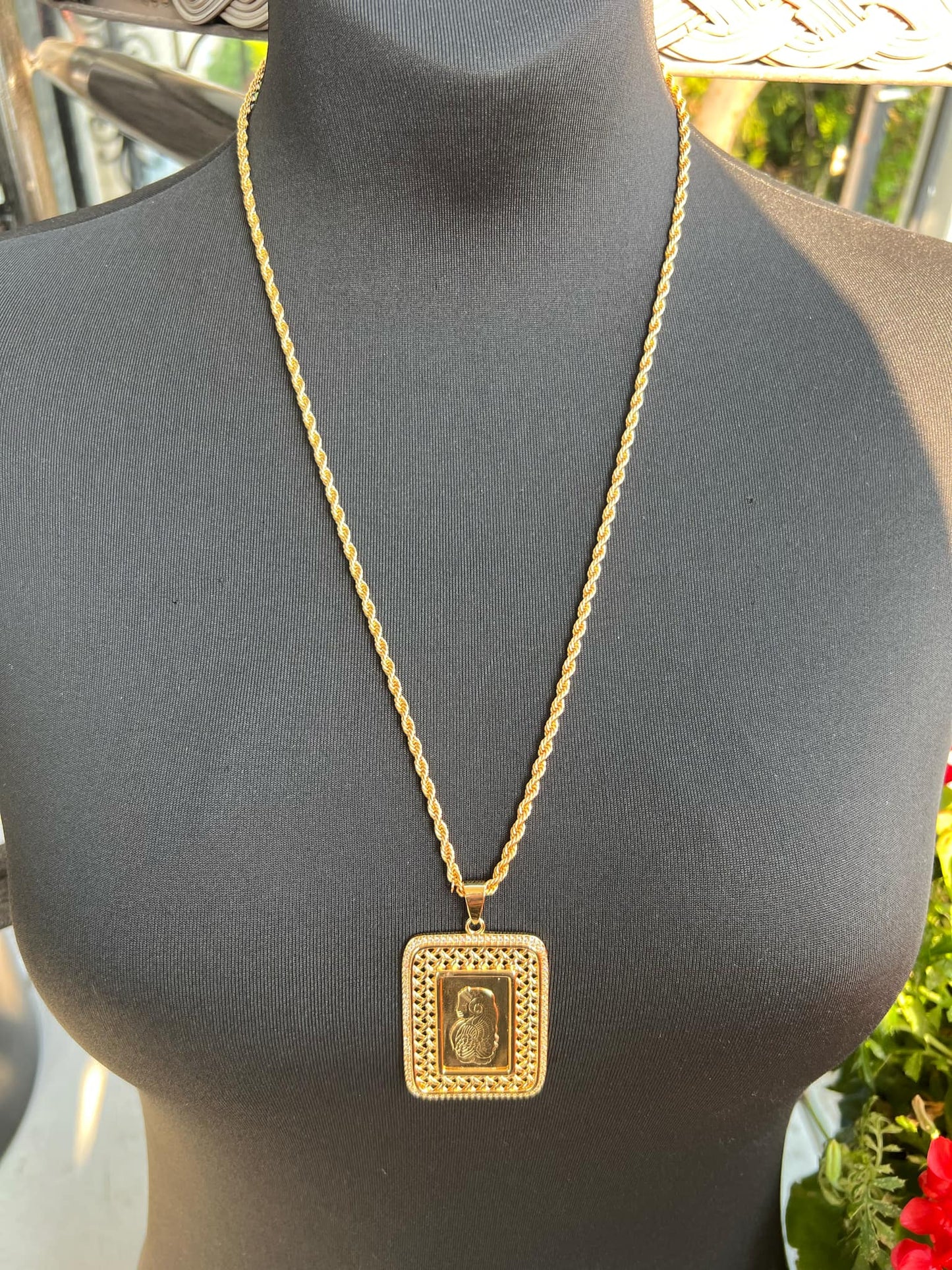 24K Gold Plated Long Necklace
