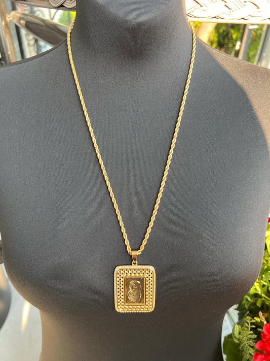 24K Gold Plated Long Necklace