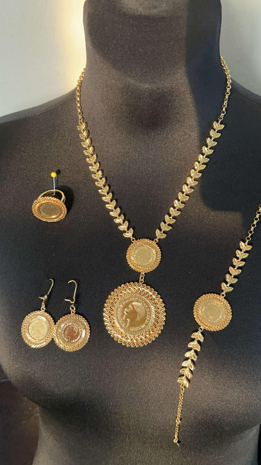 4 Pieces Gold-Plated Set