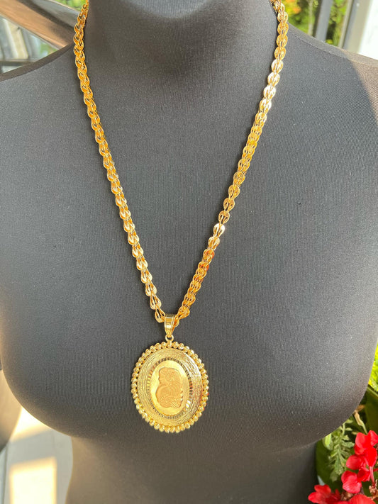 24K Gold Plated Long Necklace