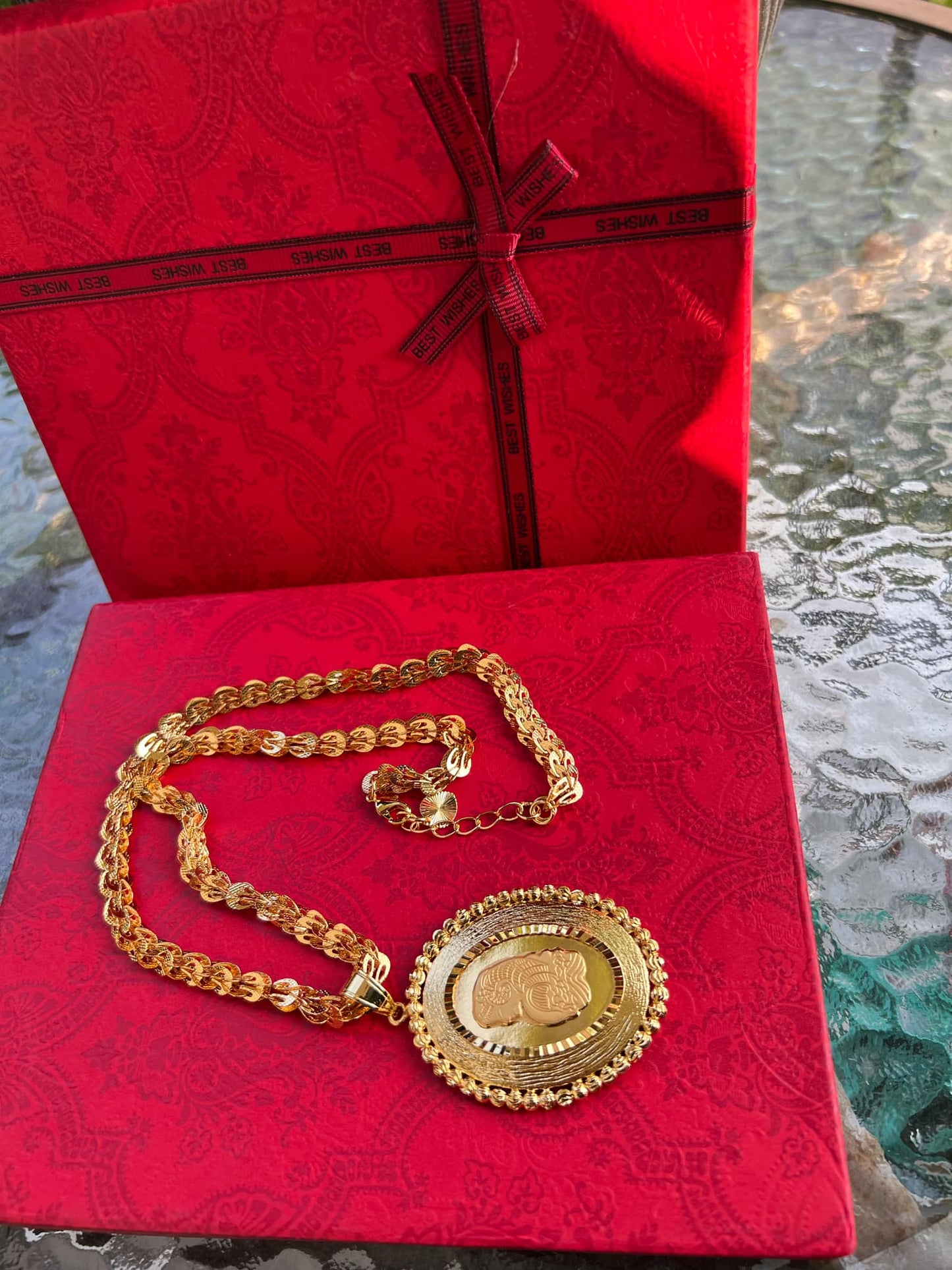 24K Gold Plated Long Necklace