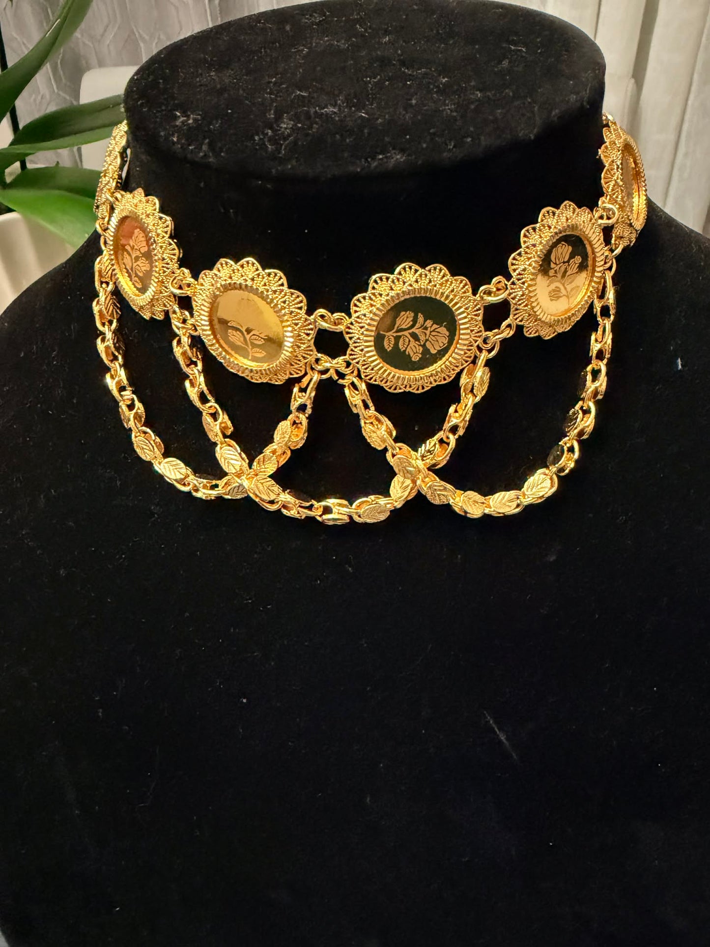 24K Gold-Plated Choker