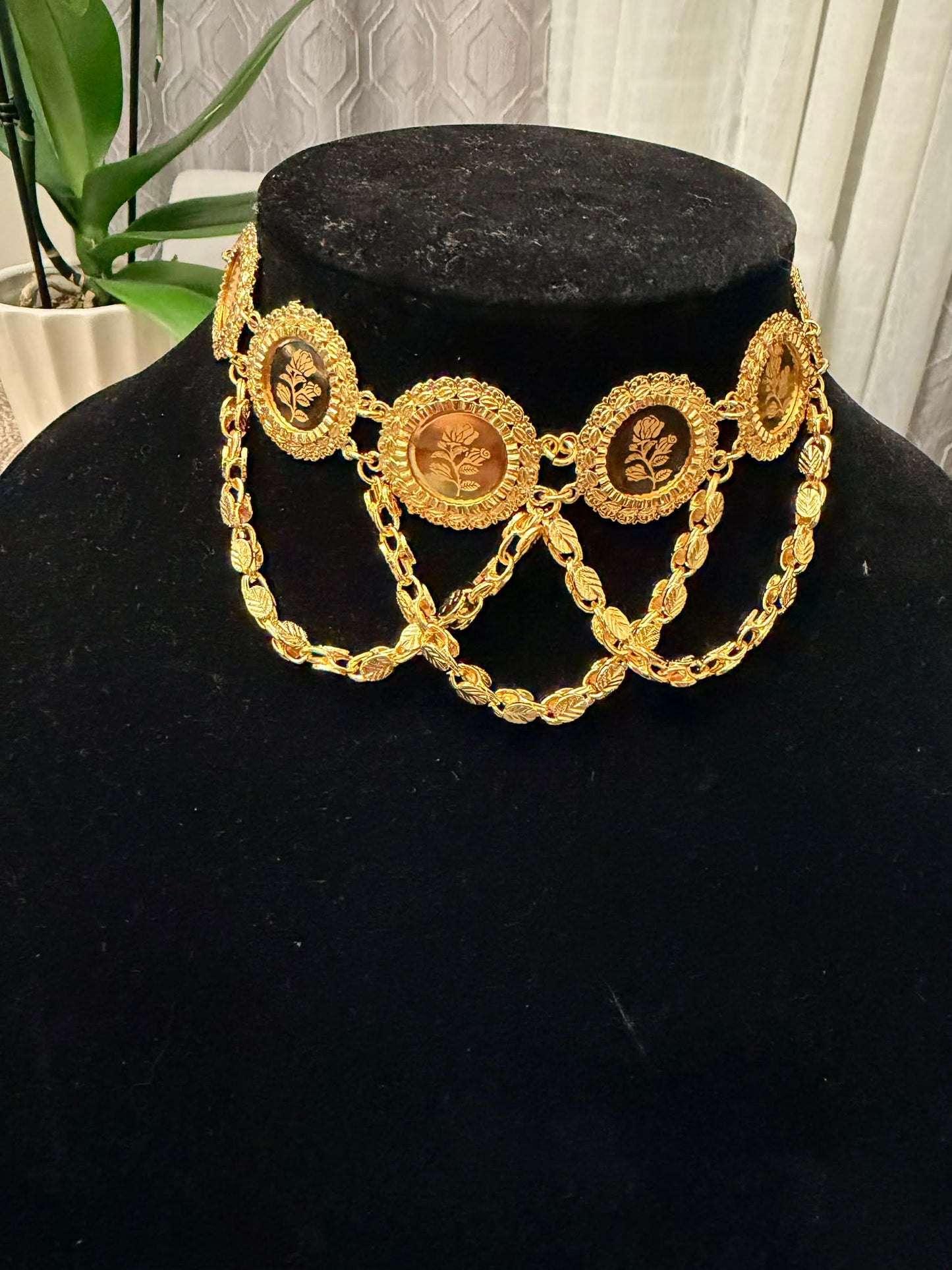 24K Gold-Plated Choker