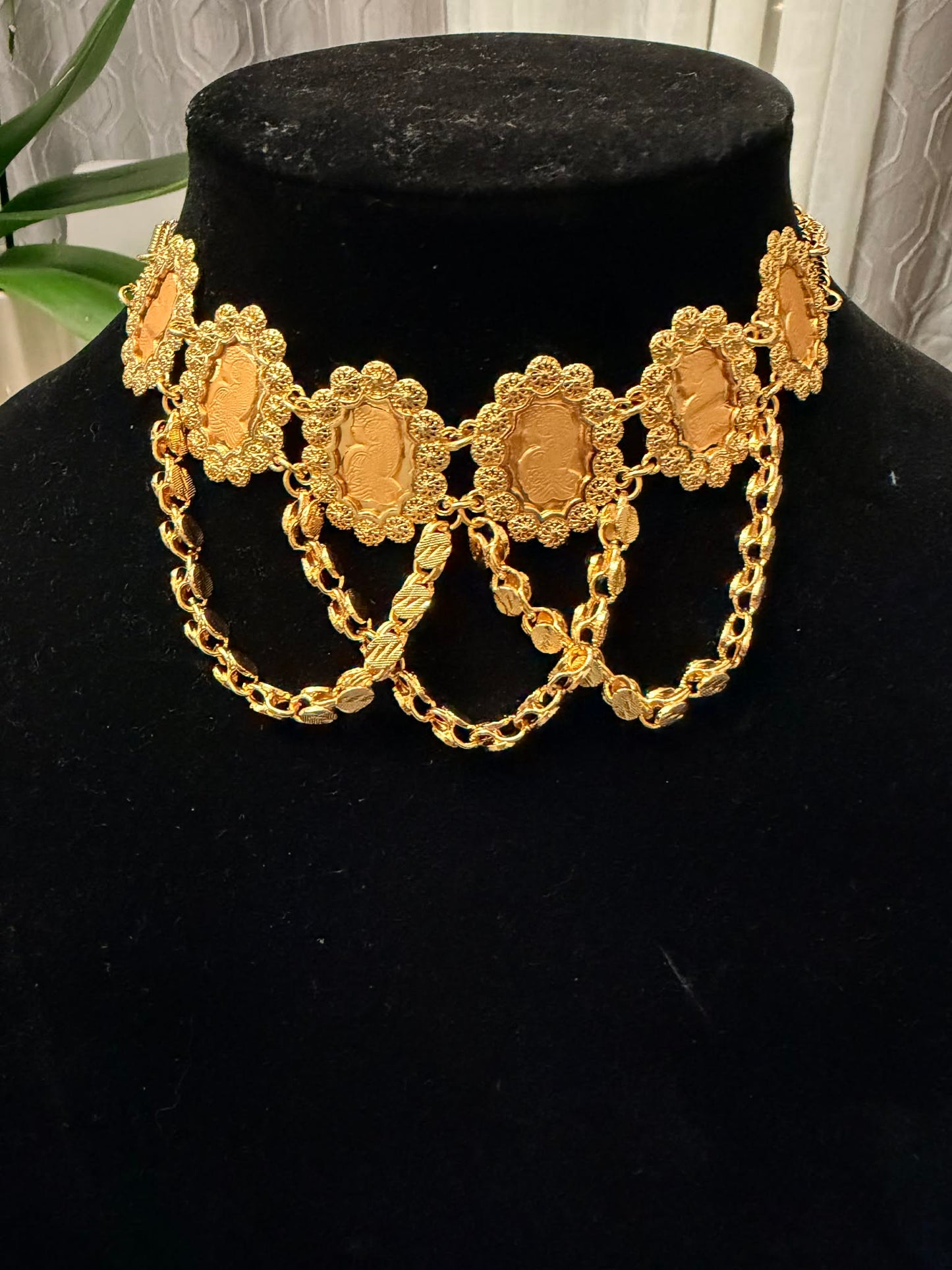24K Gold-Plated Choker