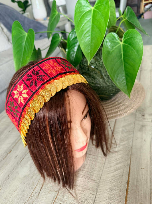 Gold-Plated Coins Headpiece