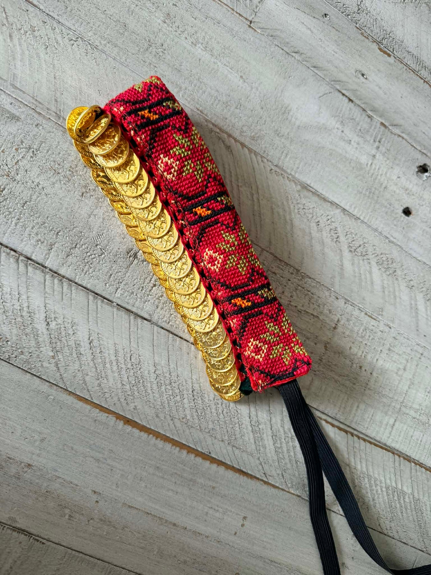 Gold-Plated Coins Headpiece ￼