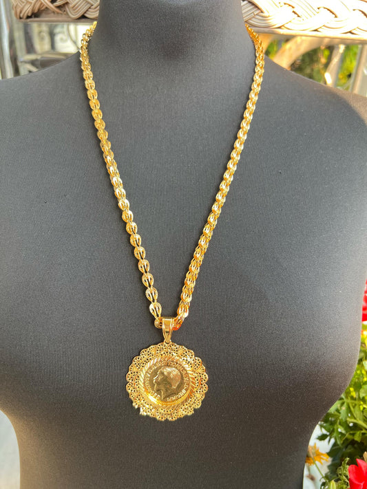 24K Gold Plated Long Necklace