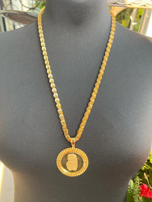 24K Gold Plated Long Necklace