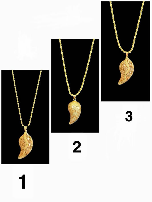 Almond necklaces