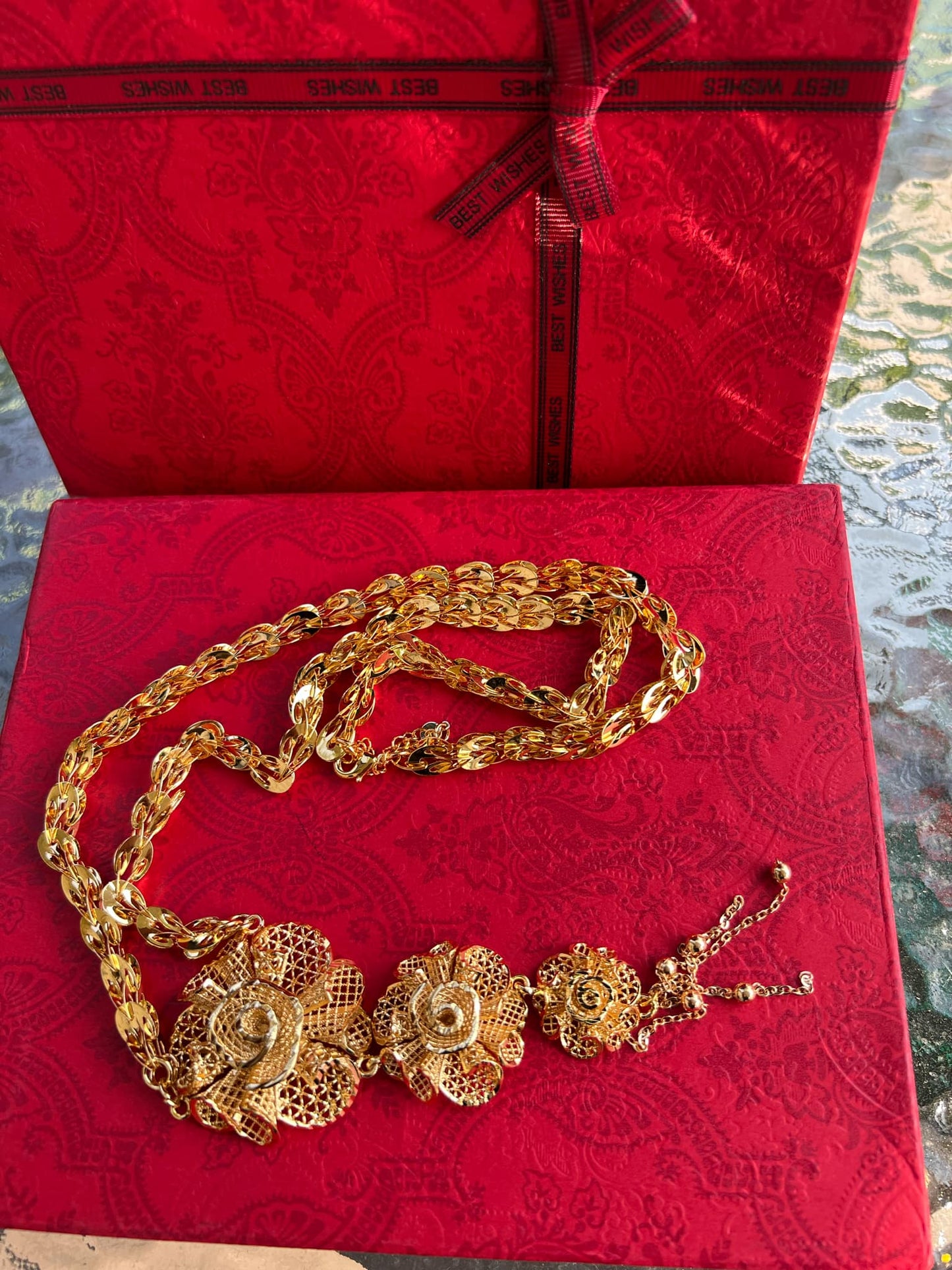 24K Gold Plated Long Necklace