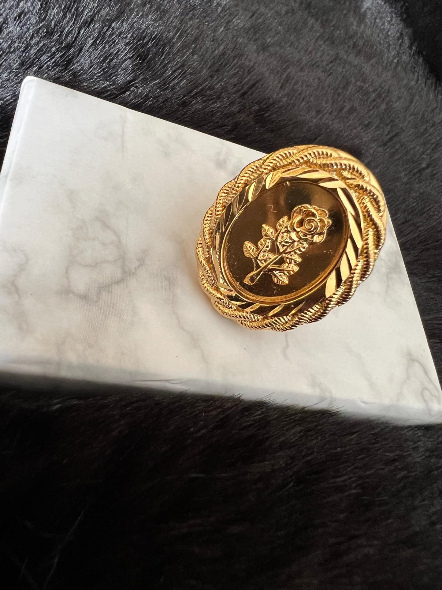 Gold-Plated Ring
