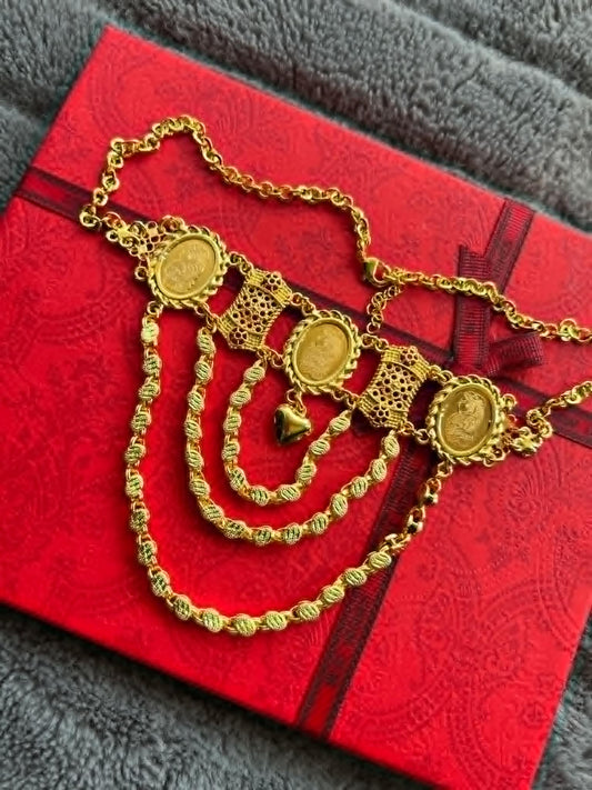 24K Gold-Plated Choker