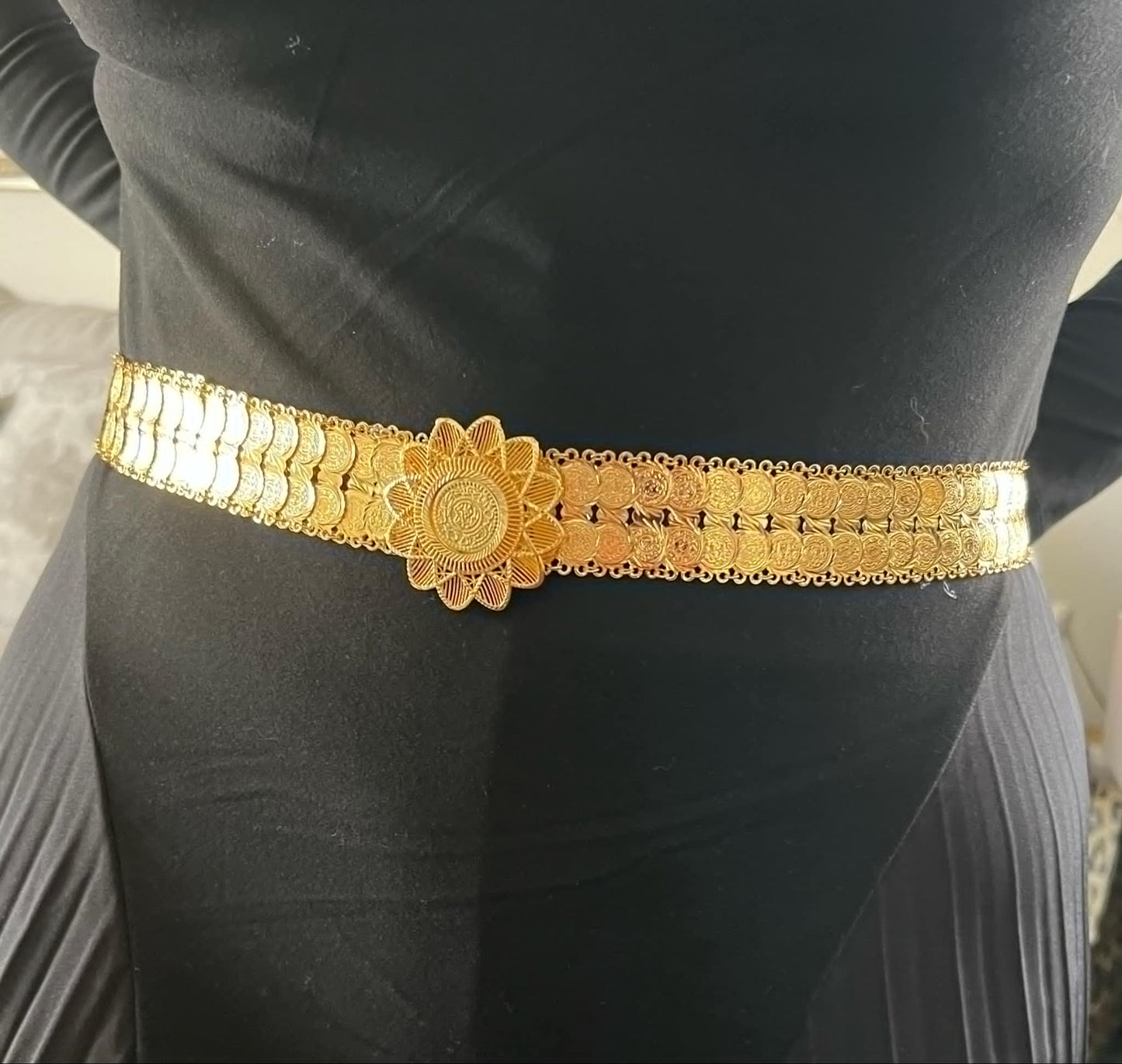 Gold-Plated Coin Belt