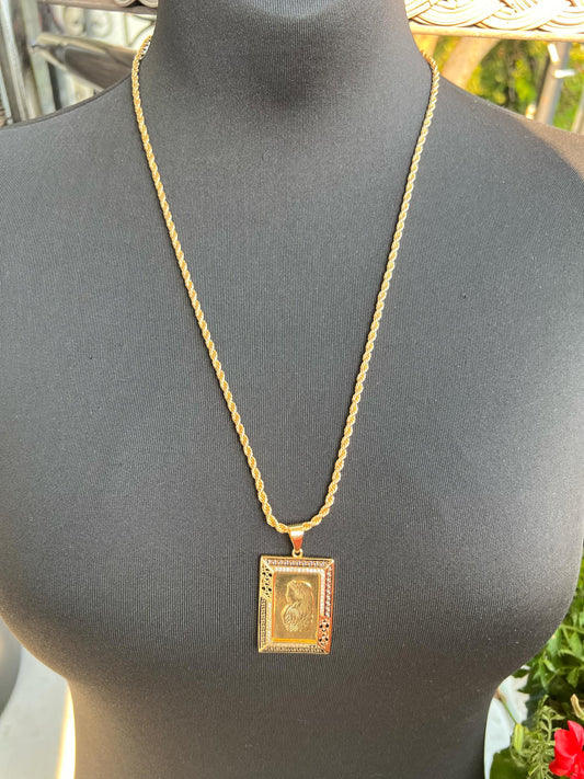 24K Gold Plated Long Necklace