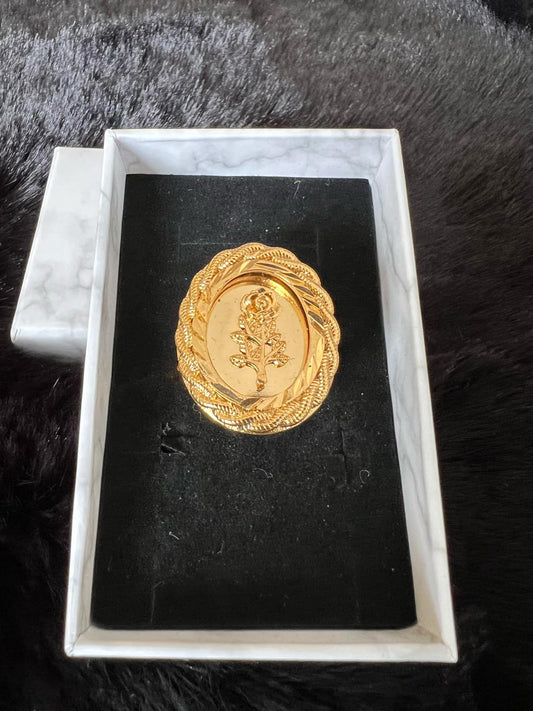 Gold-Plated Ring