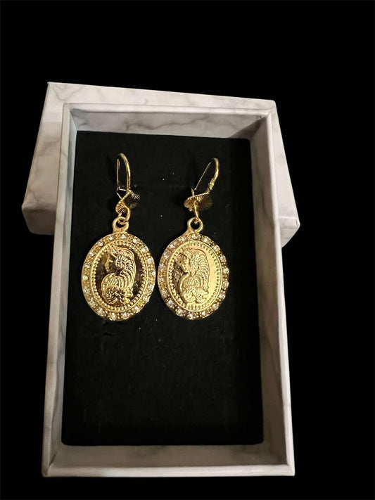 Gold-Plated Earrings