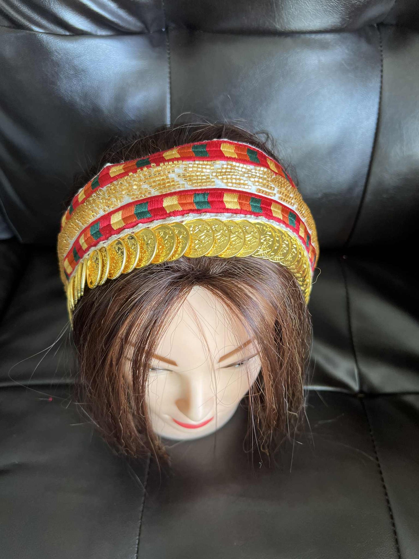 Gold-Plated Coins Headpiece